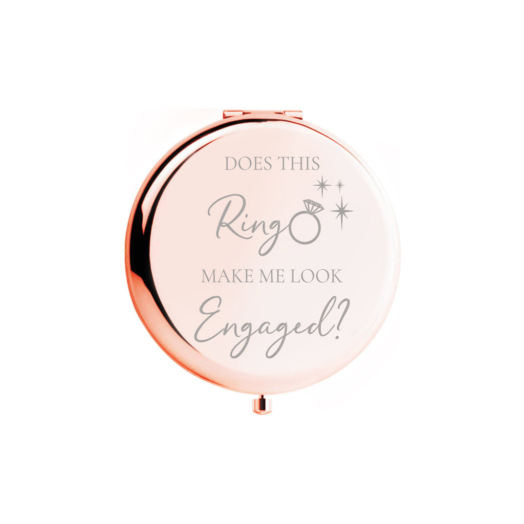 Bride Gifts Engagement Gifts for Her Bride to Be Gifts Ideas Compact Mirror  for Women Bridal Shower Gifts for Bride Bachelorette Party Gifts Wedding  Gift Folding Makeup Mirror